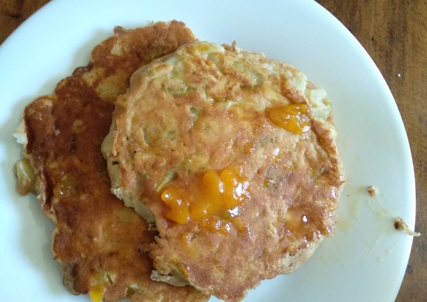 Tortitas de manzana bajas en calorías