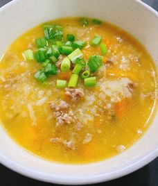 cháo thịt lợn xay