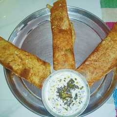 पेसरट्टु डोसा/मूंग डोसा(Pesarattu /moongdal dosa recipe in Hindi)-レシピのメイン写真