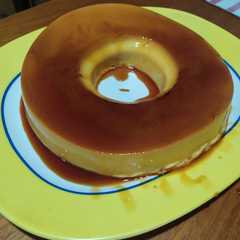 Una foto de Flan con agar- agar