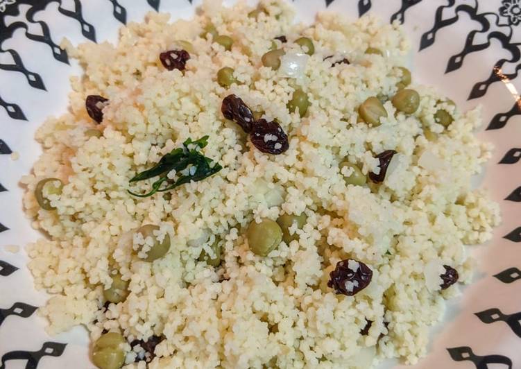 Cuscuz Marroquino com ervilha