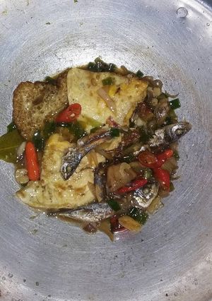 Foto resep Oseng Pindang dan Telur Ceplok