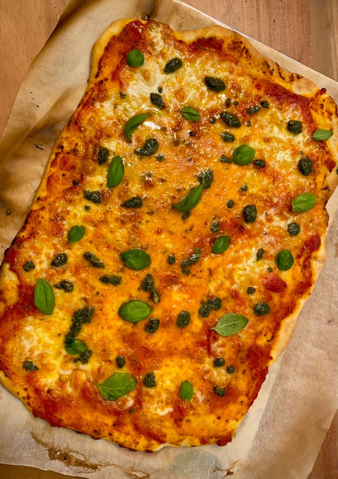 Una foto de Pizza casera (amasada en Mambo)