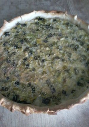 Una foto de Tarta de puerro