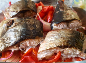 Una foto de Jurel al horno