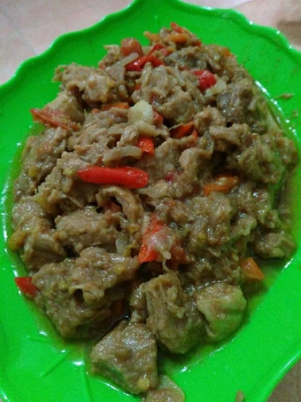 Langkah Gampang Membuat Resep Tumis daging kambing setan simple bgd😂 yang  Bikin Ketagihan Anti Ribet, Mantap