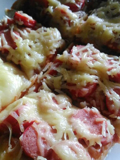 Foto resep Sausage Square Pizza