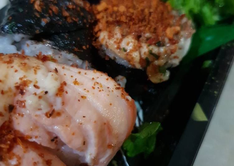Cara mudah meracik Sushi panggang Microwave simple Anti Gagal