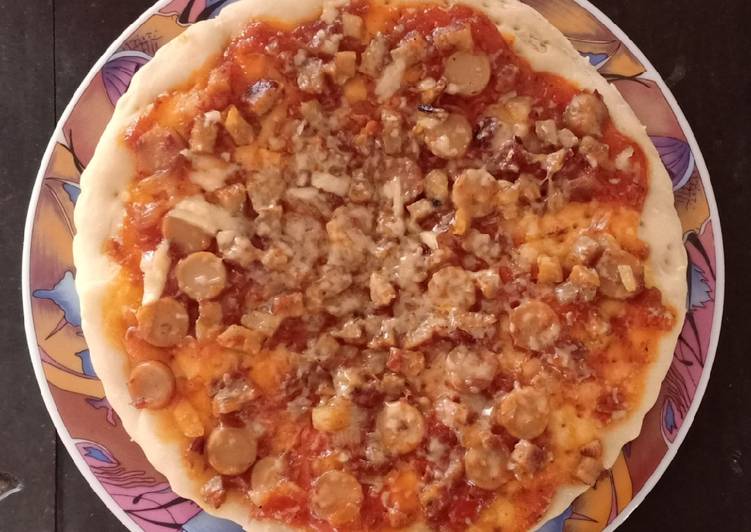 Resep Pizza teflon ala kadarnya 😋, Lezat Sekali