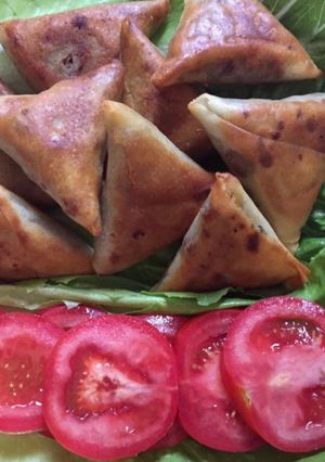 صورة لوصفة سمبوسه بالخضار🌺رمضان كريم