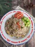 Nasi Goreng Cumi Asin Daun Jeruk