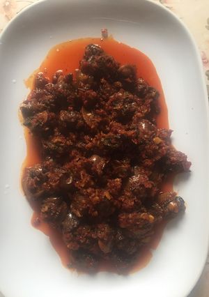 Foto resep Sambal kerang pedas