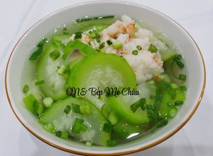 Hình của món Canh bí đao nấu tôm.