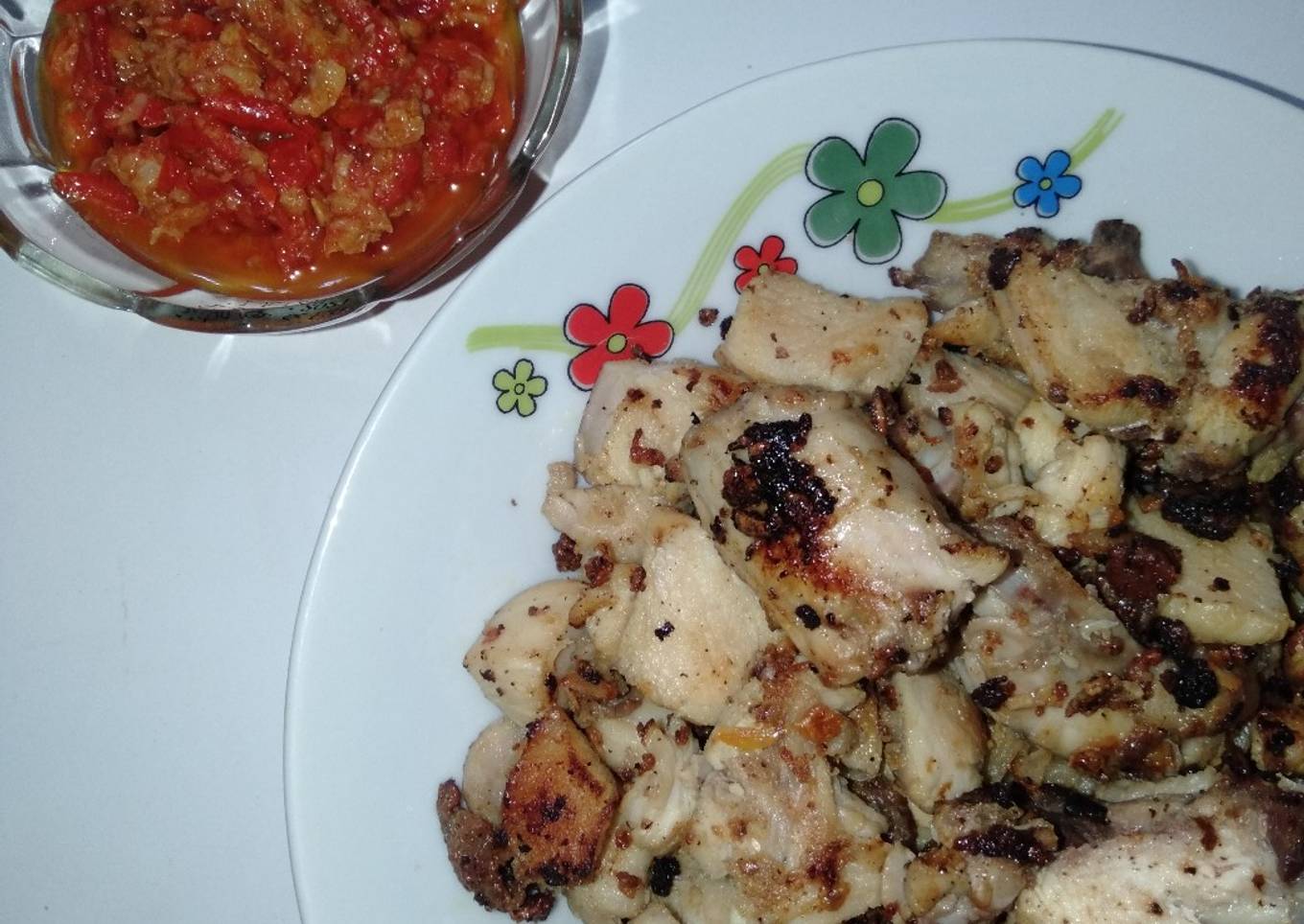 💛Ayam Masak Bumbu Taichan+Sambal Garlic Spesial💛