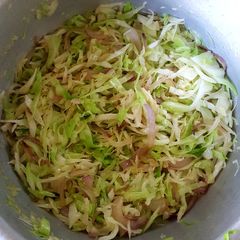 A picture of Onion Cabbage Stir Fry.