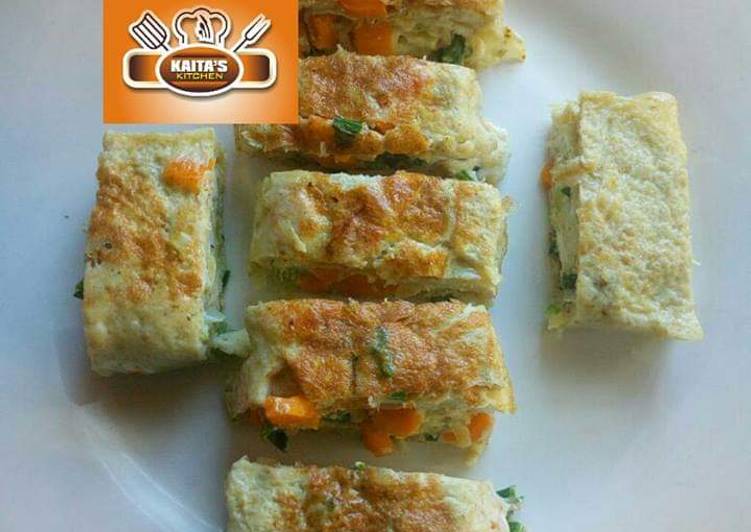 Step-by-Step Guide to Prepare Perfect Omelette egg roll