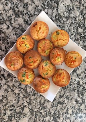 Una foto de Tortitas de zanahoria y zucchini