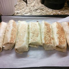 A picture of Burrito Crunch Wraps.