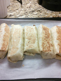 A picture of Burrito Crunch Wraps.