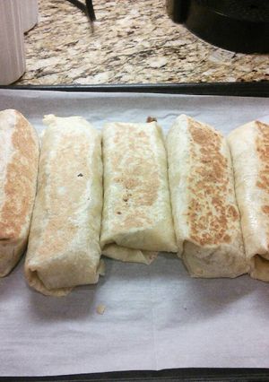 A picture of Burrito Crunch Wraps.