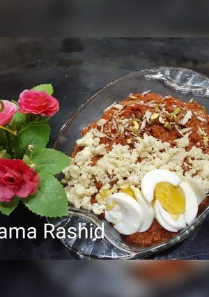 A picture of Gajar ka halwa.