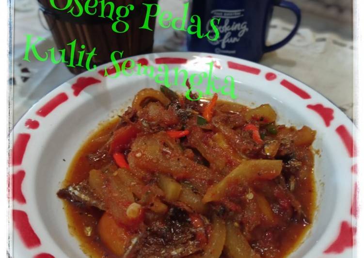 Cara termudah untuk Tips Di Rumah🍉Oseng Pedas Kulit Semangka🍉