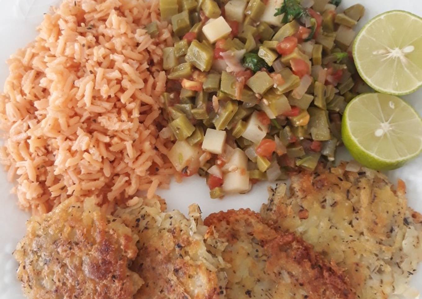 Tortitas de papa y queso