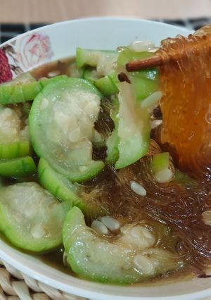 【絲瓜冬粉】家常菜做法｜純素食譜 的食譜成品照片