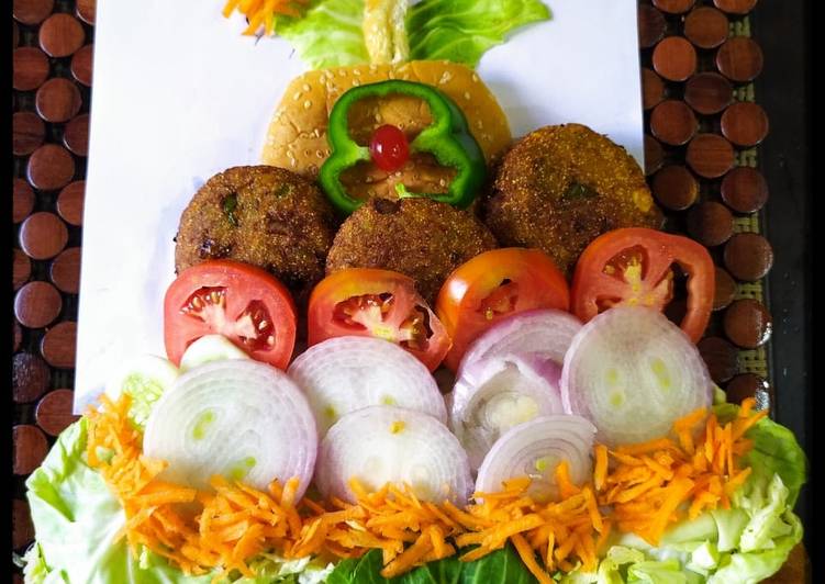 Recipe of Any-night-of-the-week Veggies tikki burger