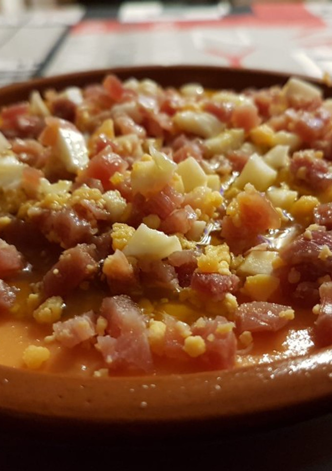 Una foto de Salmorejo cordobés