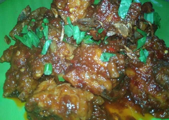 Semur Ayam Pedas manis