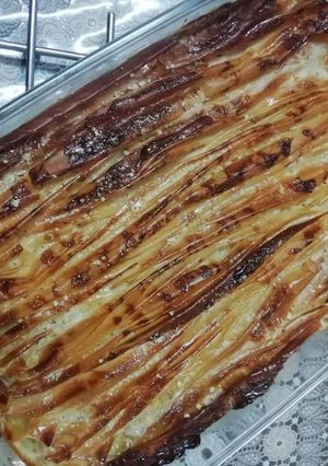 A picture of Mesh Om Ali #sahdessert.