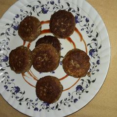 A picture of Louki panir cutlets.