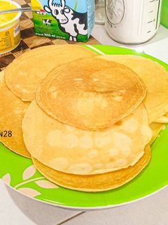 Foto resep Pancake teflon (cuma pakai 3bahan, no ribet, no mixer)