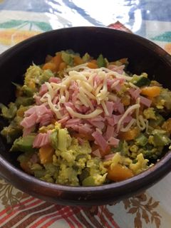 Una foto de Revuelto de verduras. Cocina rápida y fácil