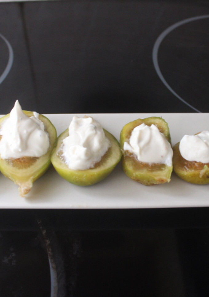 Una foto de Higos congelados con queso fresco