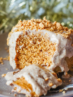 Una foto de Mug cake de turrón