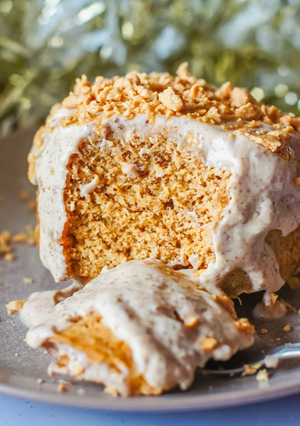 Una foto de Mug cake de turrón