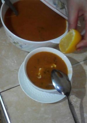 صورة لوصفة حريرة تلمسانية بطبع و الشان