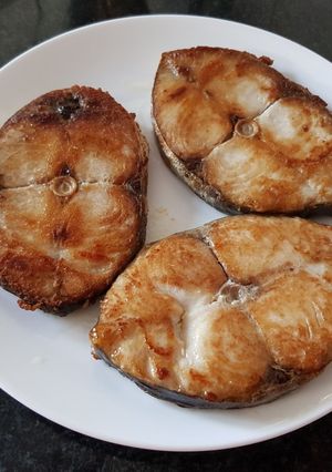 Hình của món Cá thu chiên nước mắm.
