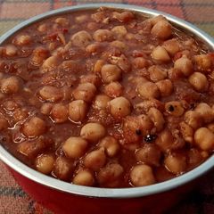 A picture of Oil Free Chana Sabji.