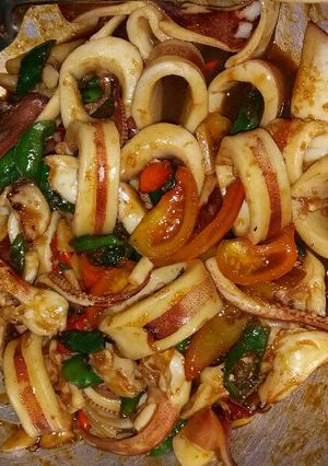 Foto resep Tumis cumi cabe ijoo