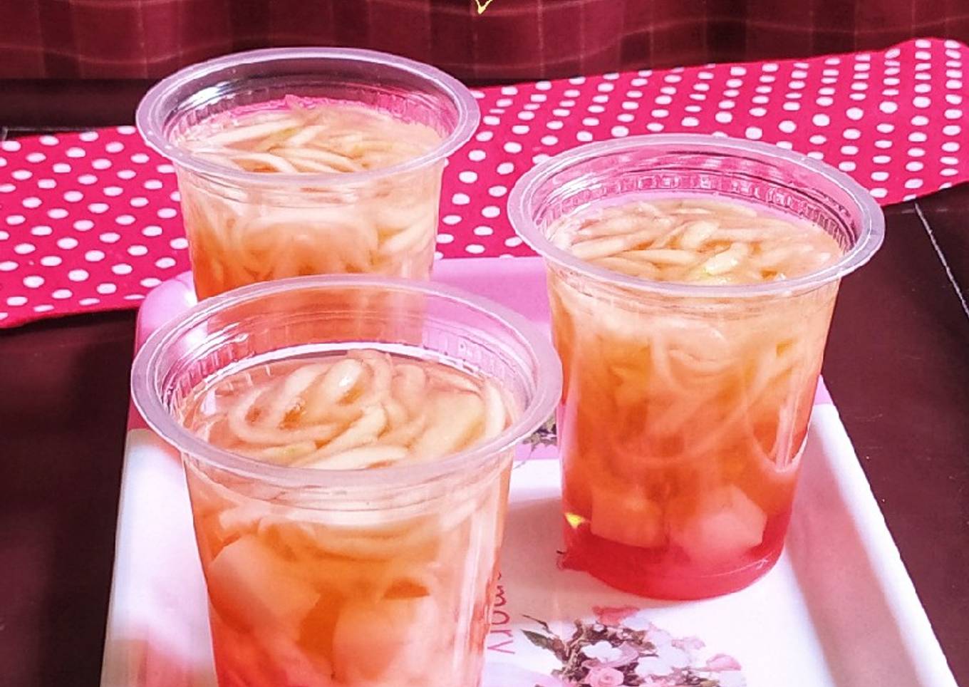 Timun Suri Nata (Sirup Fruit Punch)