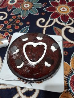 عکسی از دستور کیک خیس شکلاتی