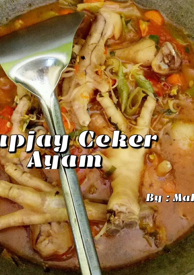 Foto resep Capjay Ceker Ayam