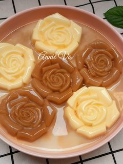 Hình của món Rau câu flan cà phê.