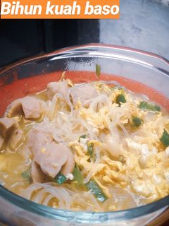 Foto resep Bihun Kuah Bening Bakso