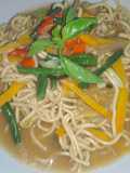 Mie nyemek kuah kimchi