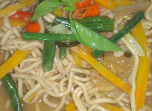 Foto resep Mie nyemek kuah kimchi