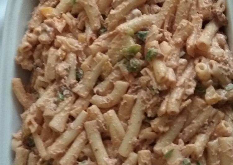 Easiest Way to Make Homemade Macaroni and tuna fish salad